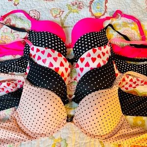 Set of 5 used Victoria’s Secret Bras - good condition